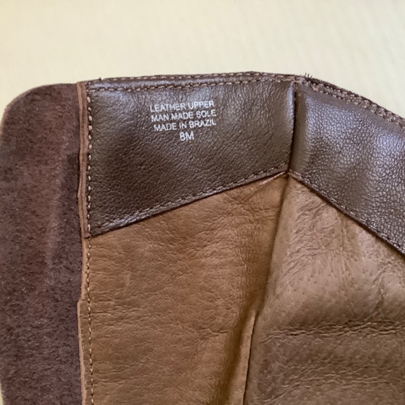 MERE Women's Brown Leather Boots, Size: 8M, Made in Brazil - Picture 15 of 15